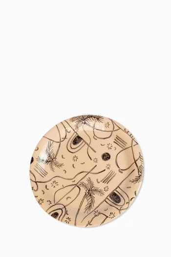 Trazos Sicilia Dinner Plate in Ceramic
