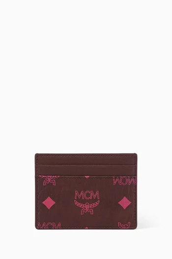 Mini Aren Card Case in Visetos Canvas