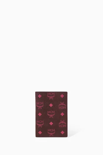 Ottomar Passport Holder in Visetos Canvas