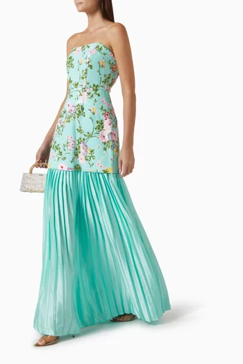 Emmeline Floral-sequin Gown