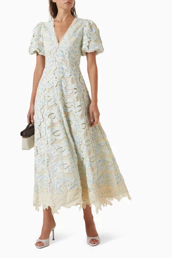 Megan A-line Midi Dress