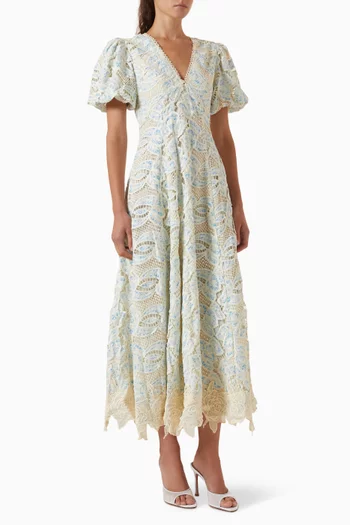 Megan A-line Midi Dress