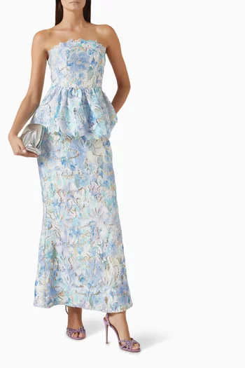 Kalissa Strapless Gown in Lace
