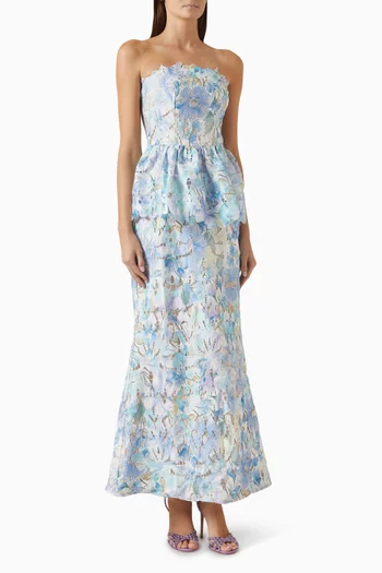 Kalissa Strapless Gown in Lace