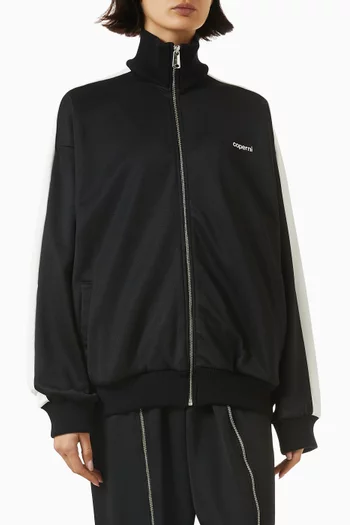 Logo Track Jacket in Cotton-blend