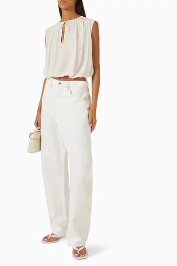 The Wave Top in Silk