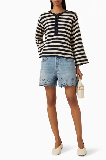 The Eyelet Hang Shorts