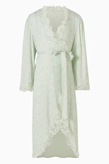 Sofia Dressing Gown in Viscose