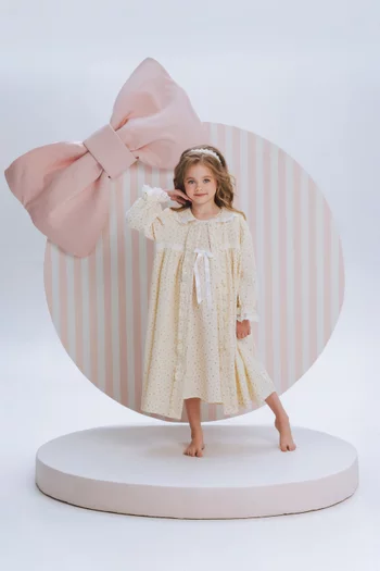 Ariel Dressing Gown in Cotton