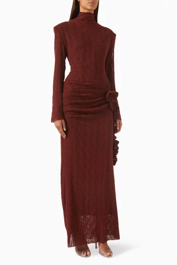 3D-drape Gown in Lace