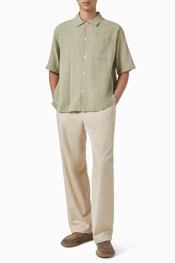 Open-weave Shirt in Cotton