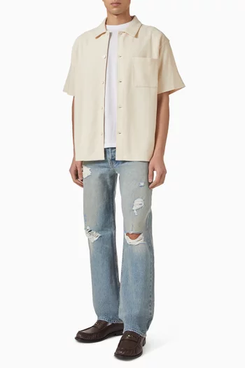 Button-down Jacquard Shirt