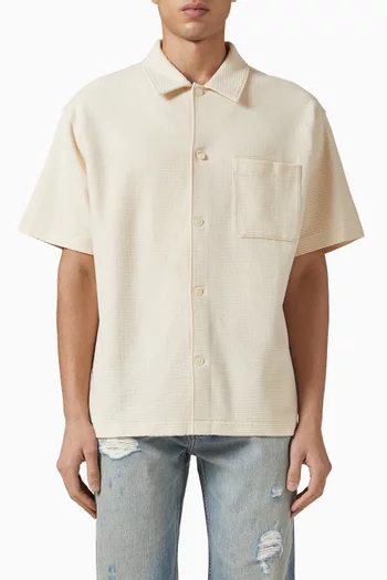 Button-down Jacquard Shirt