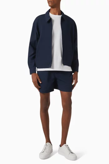 Seersucker Shorts in Cotton-blend