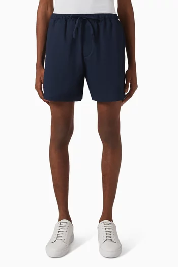 Seersucker Shorts in Cotton-blend