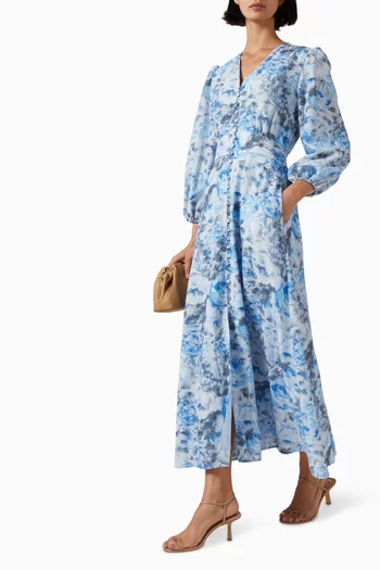 Floral-print Maxi Dress