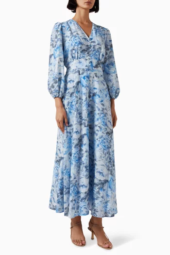 Floral-print Maxi Dress