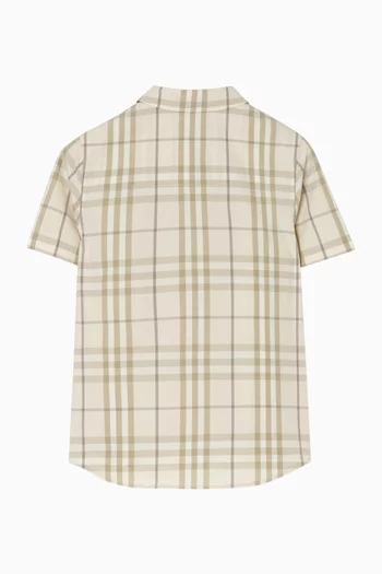 Check Shirt in Cotton