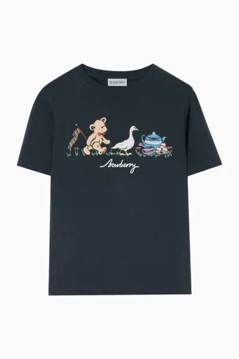 Cedar Graphic-print T-shirt in Cotton