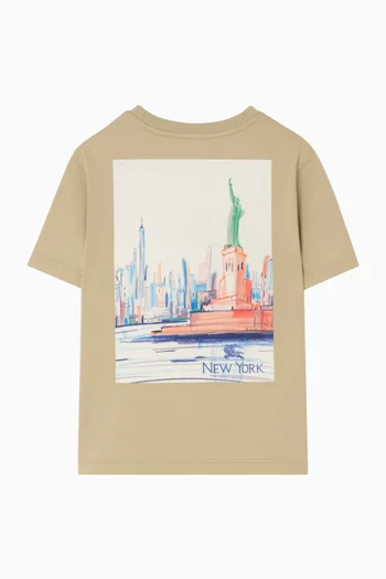 New York  Logo T-Shirt in Cotton