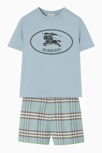 Oscar Check-print Shorts