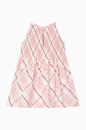Check Elsie Dress in Cotton