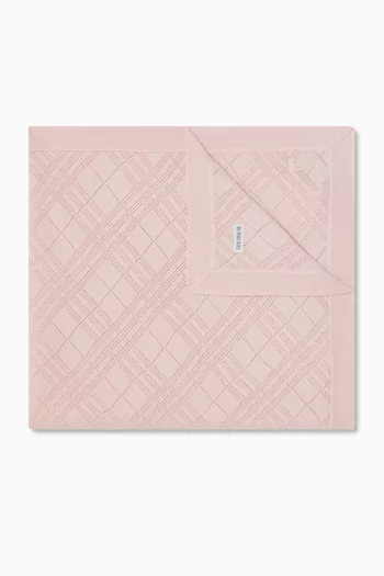 Embroidered Blanket in Cashmere