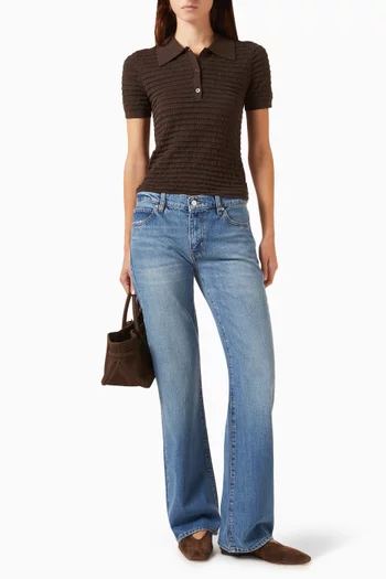 The Off Duty Rodeo Jeans in Rigid Denim