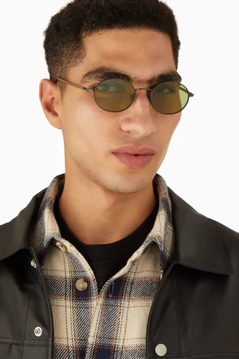 Patrick Sunglasses in Recycled Metal & Bioacetate