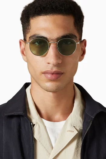 Coline Sunglasses in Recycled Metal & Bioacetate