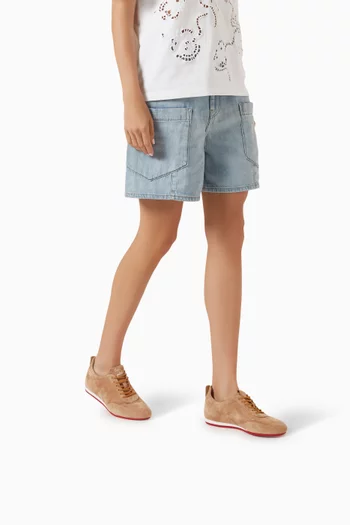 Eleonora Flex Sneakers in Reversed Suede