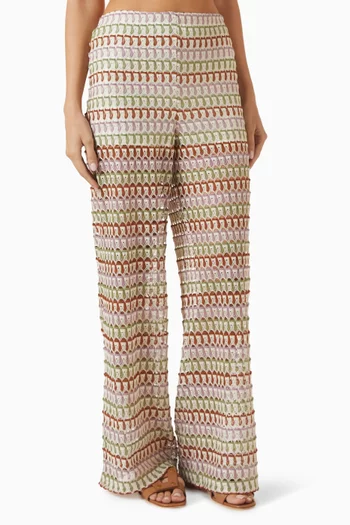 Fatima Crochet Wide-leg Pants