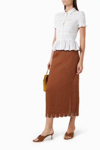 Malou Skirt in Linen