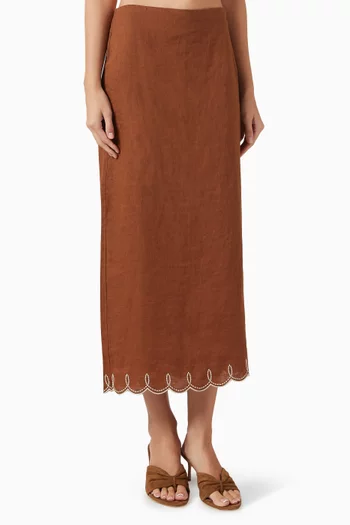 Malou Skirt in Linen
