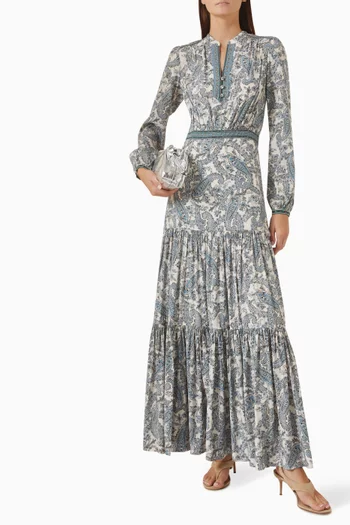 Sama Paisley Maxi Dress