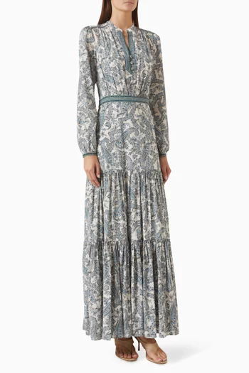 Sama Paisley Maxi Dress