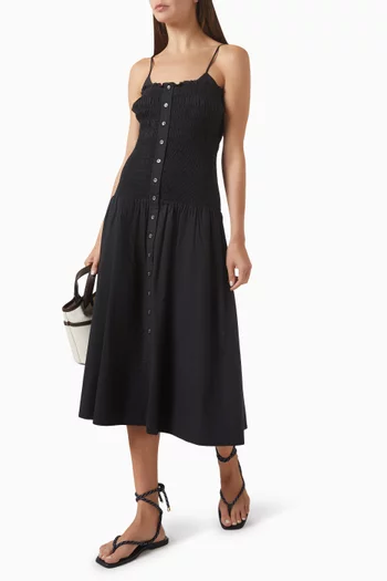 Serenel Midi Dress in Cotton
