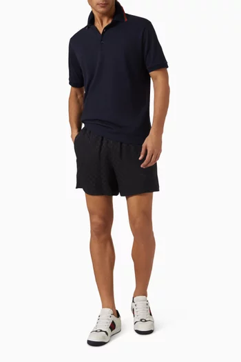 GG Shorts in Silk-jacquard