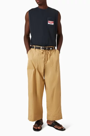 Parachute Pants in Cotton Twill