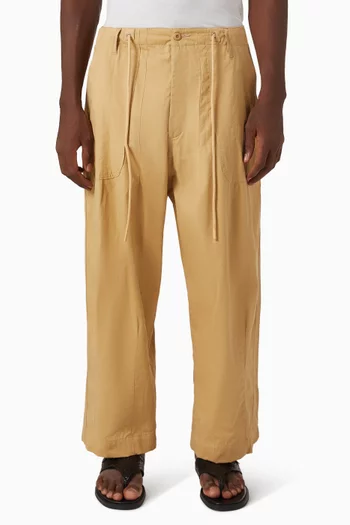 Parachute Pants in Cotton Twill