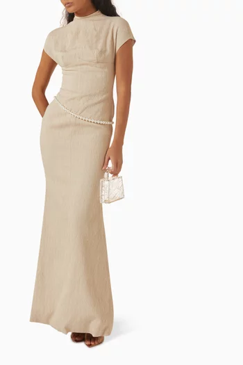 Mac Thanh Maxi Dress in Crinkle Cotton