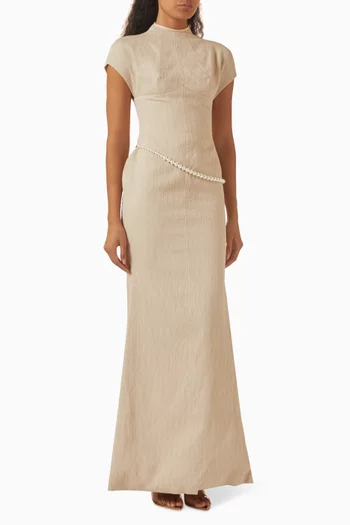 Mac Thanh Maxi Dress in Crinkle Cotton