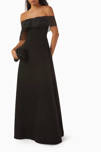 Huyen Dao Maxi Dress in Velvet