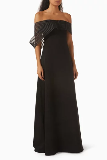 Huyen Dao Maxi Dress in Velvet