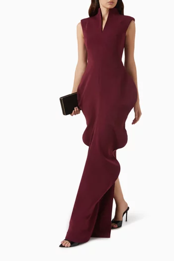 Ngoc Binh Maxi Dress in Velvet