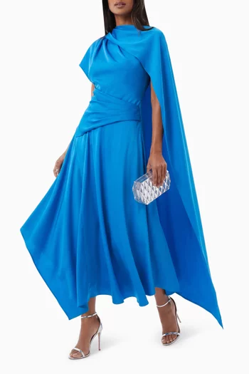 One-shoulder Midi Dress