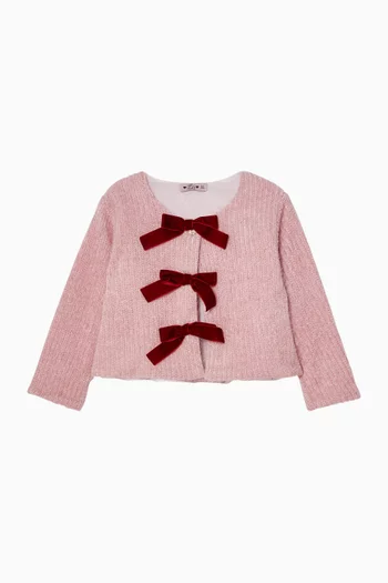 Bow-detail Cardigan