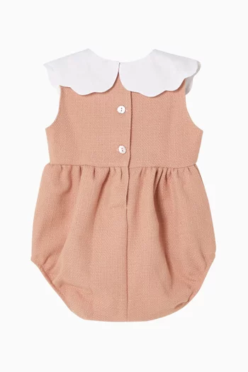 Bow-appliqué Romper