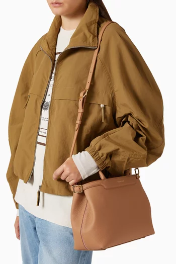 The Medium Palais Top Handle Bag in Leather