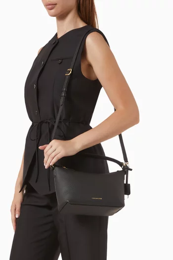 The Small Hobo Bag in Leather
